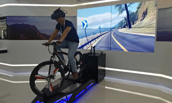 自行車VR體驗(yàn)讓騎行更有趣