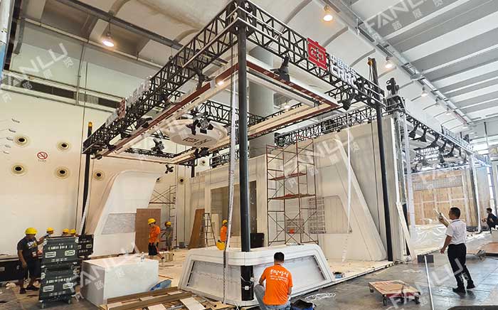 分享Truss架展臺(tái)搭建流程