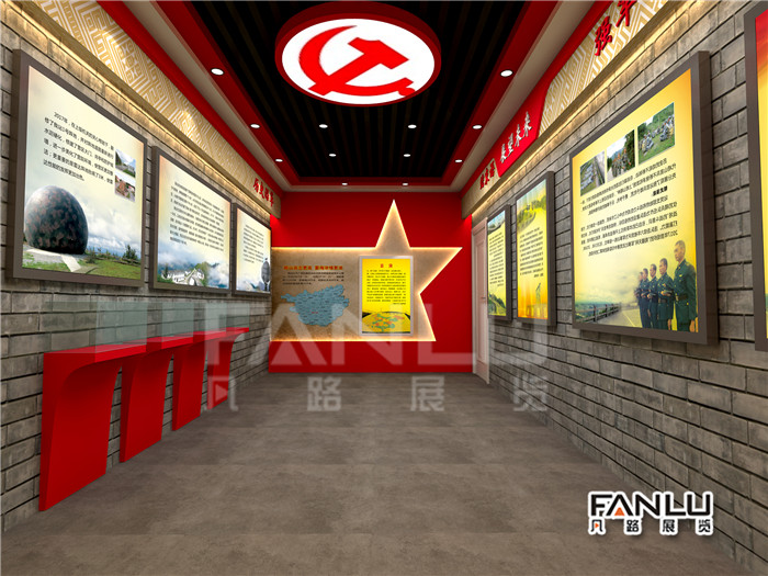 廣西某連隊(duì)展廳