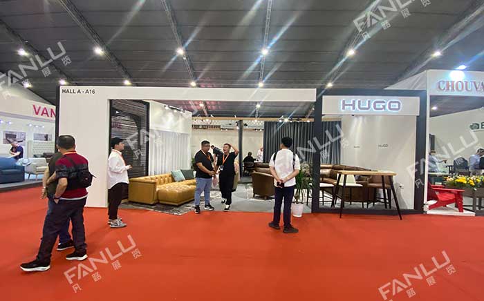 越南家具展HUGO展臺搭建